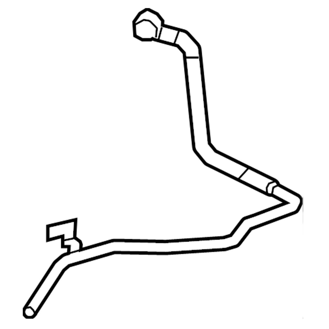 Audi VW Engine Coolant Hose 7L0815373